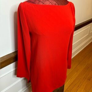 Ellen Tracy red dress size 4 new with tag. Original $205